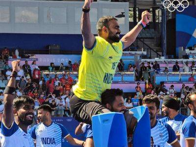 Paris Games - Hockey India Honours Goalkeeper PR Sreejesh, Retires His No. 16 Jersey - sports.ndtv.com - India - Jersey