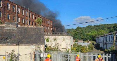 Stockport mill fire LIVE: Building erupts into flames with smoke seen billowing into sky - updates