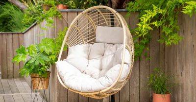 Dunelm shoppers hail hanging egg chair in the sale 'much better' than garden centre versions