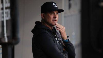 Quinn Harris - Aaron Boone - Yankees' Aaron Boone intrigued by intentional walk idea amid Aaron Judge's recent treatment - foxnews.com - New York - Jersey