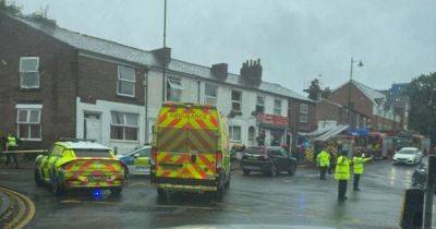 LIVE: 'Mayhem' as emergency crews close off road near Trafford Centre amid serious incident - latest updates