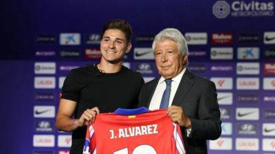 Alvarez relishes new challenge at Atletico after leaving Manchester City