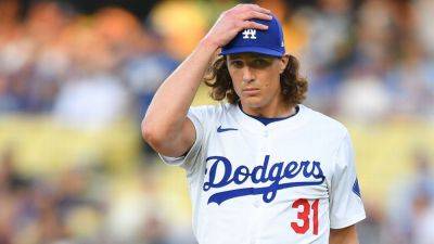 Tyler Glasnow - Dodgers place Tyler Glasnow on IL with right elbow tendinitis - ESPN - espn.com - Los Angeles - state Arizona - county St. Louis - county San Diego - county Bay