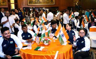 Paris Paralympics - Indian Athletes Accorded Grand Send-Off Ahead Of Paralympics Games - sports.ndtv.com - India