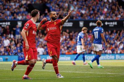 Liverpool manager Slot off to winning start at Ipswich