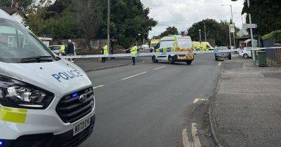 Two pedestrians involved in serious crash outside pub as police close road