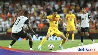 Robert Lewandowski - Diego López - Alejandro Balde - Valencia - Liga Spanyol - Valencia Vs Barcelona: Sepasang Gol Lewandowski Menangkan Barca - sport.detik.com