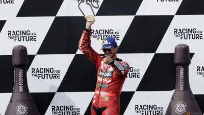 Francesco Bagnaia - Bay - Jorge Martín - Bagnaia keeps Martin at bay to win Austrian Grand Prix - channelnewsasia.com - Italy - Austria