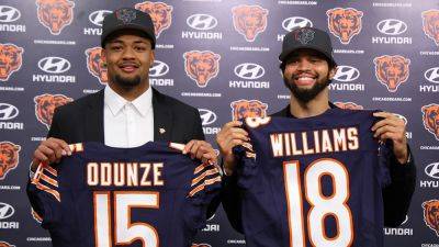 Aaron Rodgers - Quinn Harris - Caleb Williams - Bears' Caleb Williams knows how special connection with fellow rookie Rome Odunze will be: 'Explosive' - foxnews.com - New York