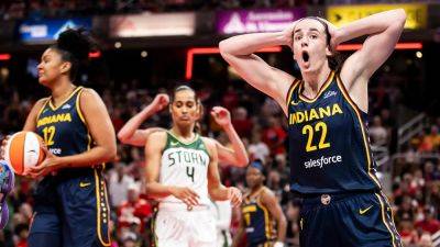 Caitlin Clark - Caitlin Clark thanks referee for technical foul in Fever's dominating win over Seattle - foxnews.com - state Indiana