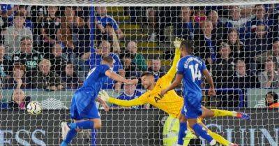 Yves Bissouma - Brennan Johnson - Jamie Vardy - Wilfred Ndidi - James Maddison - Oliver Skipp - Rodrigo Bentancur - Dominic Solanke - Tottenham Hotspur - Pedro Porro - Jamie Vardy earns Leicester a point against Tottenham on Premier League return - breakingnews.ie