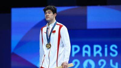 China's Pan Zhanle says other swimmers unfriendly in Paris pool