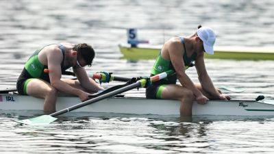 Paris 2024: Men's pair of Ross Corrigan and Nathan Timoney miss out on medal