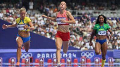 Audrey Leduc sprints to new Canadian record in women's 100m at Paris Olympics