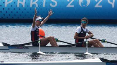 Rowing-Britain win women's lightweight double sculls gold at Paris Games