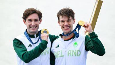Paris 2024: Glorious gold for history maker Paul O'Donovan and Fintan McCarthy in lightweight double sculls