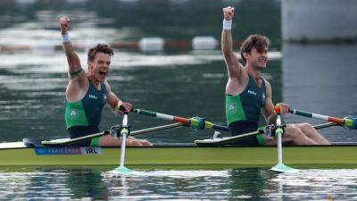 Rowing: Ireland win men's lightweight double sculls gold - channelnewsasia.com - Italy - Ireland - Greece