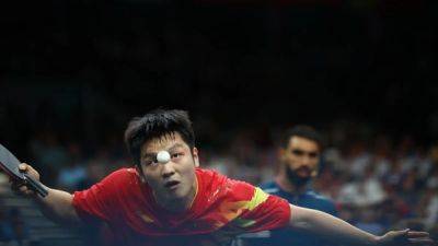 Table tennis: China's Fan and Chen reach singles finals, France's beaten Lebrun eyes bronze