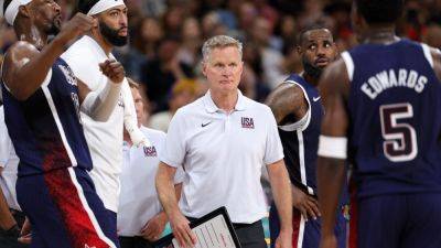 Kevin Durant - Anthony Edwards - Michael Jordan - Joel Embiid - Erik Spoelstra - Steve Kerr - Ty Lue - Derrick White - Steve Kerr aiming to keep Team USA players in 'usual roles' - ESPN - espn.com - Serbia - Usa - Jordan - Puerto Rico - county Kerr - South Sudan