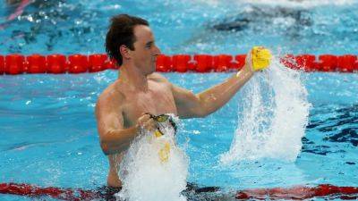 Australian McEvoy wins men's 50 freestyle gold