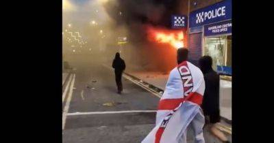 Police station torched amid fresh wave of protests after Southport stabbings