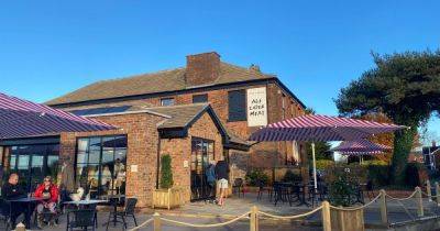 I visited the country pub with the 'best beer garden in the UK' located just an hour from Manchester