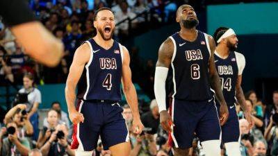 Kevin Durant - Steph Curry - Anthony Edwards - Stephen Curry - Paris Olympics - Nick Wright - Steph Curry, Kevin Durant drug tested after Olympic gold medal win, Anthony Edwards says - foxnews.com - France - Serbia - Usa - state Indiana