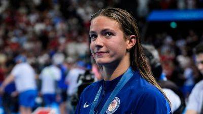 Paris La-Defense - Katie Ledecky - Sarah Stier - US swimmer Katie Grimes hungry for more Olympic medals after first taste in Paris: 'Feel a lot more motivated' - foxnews.com - France - Usa