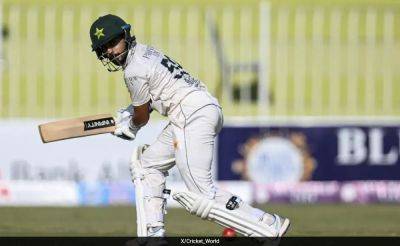 Babar Azam - Shan Masood - Mohammad Rizwan - Najmul Hossain Shanto - Twin Fifties Rescue Pakistan After Early Collapse vs Bangladesh In First Test - sports.ndtv.com - Bangladesh - Pakistan - county Early