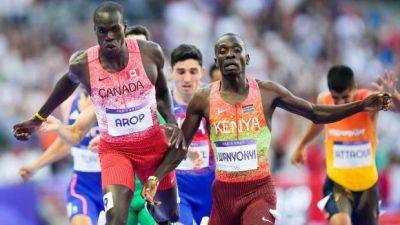 Paris Olympics - Sarah Mitton - Marco Arop - In Olympic rematch, 800m champion Wanyonyi pulls away from Canada's Arop at Lausanne event - cbc.ca - France - Switzerland - Usa - Canada - county Chase - Kenya