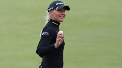 Nelly Korda - Rose Zhang - Lilia Vu - Charley Hull shoots 67 to lead wind-swept Women's British Open - cbc.ca - Britain - Usa - China - Georgia