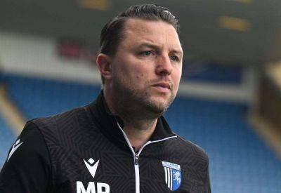 Mark Bonner - Matthew Panting - Medway Sport - Gillingham manager Mark Bonner reacts to his team’s 0-0 draw at Fleetwood and being top of League 2 after three games - kentonline.co.uk