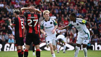 Harvey Barnes - Anthony Gordon - Alexander Isak - Dan Burn - Antoine Semenyo - Marcus Tavernier - Gordon's late strike dampens Bournemouth celebrations - channelnewsasia.com
