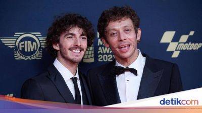 Valentino Rossi - Marc Marquez - Francesco Bagnaia - Jorge Martín - 'Francesco Bagnaia Mirip Valentino Rossi' - sport.detik.com