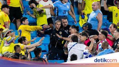 Copa America - Emiliano Martinez - Mathias Olivera - Darwin Núñez - Ronald Araújo - Darwin Nunez Diskors 5 Laga Buntut Ribut dengan Fans di Copa America - sport.detik.com - Uruguay