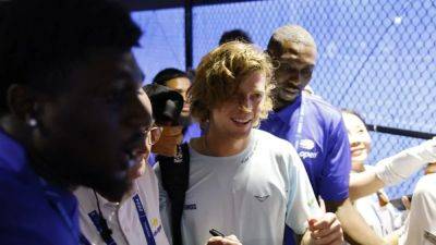 Arthur Rinderknech - Rublev fights back from two sets down to reach US Open third round - channelnewsasia.com - Russia - Usa - Czech Republic - New York