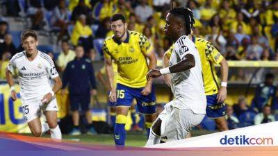 Antonio Ruediger - Luka Modric - Lucas Vázquez - Eder Militao - Scott Mackenna - Federico Valverde - Oli Macburnie - Liga Spanyol - Liga Spanyol: Las Palmas Vs Real Madrid Tuntas 1-1 - sport.detik.com