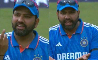 "What? You Tell Me": Rohit Sharma's Funny Reaction During 1st ODI vs Sri Lanka. Watch