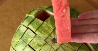 You've been chopping watermelon wrong – simple hack makes it easier to serve