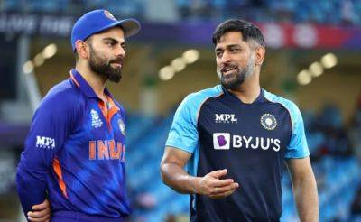 "Not Like We Meet Very Often But...": MS Dhoni Opens Up On His Bond With Virat Kohli