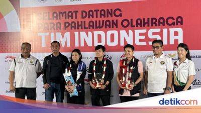 Apriyani Rahayu - Tiba di Indonesia, Fadia Peluk Keluarga Sambil Berurai Air Mata - sport.detik.com - China - Indonesia