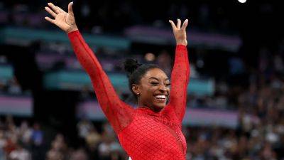 Simone Biles - Paris Olympics - Summer Games - Paris Games - International - Rebeca Andrade - Simone Biles makes Olympic history after winning gold medal in women's vault final - foxnews.com - Brazil - Usa