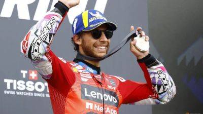 Ducati's Bastianini wins British Grand Prix sprint, Bagnaia crashes