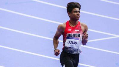 Singapore's Marc Brian Louis withdraws from Paris Olympics 100m with injury after progressing through prelims