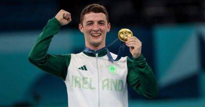 Rhys McClenaghan claims gold medal in men's pommel horse final