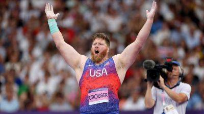 USA's Ryan Crouser defends Olympic gold, wins third-straight shot put title