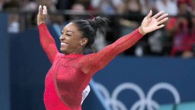 Biles 'getting old' but tempted by Los Angeles Olympics