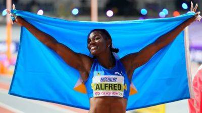 Saint Lucia's Julien Alfred storms to Olympic women's 100-metre title