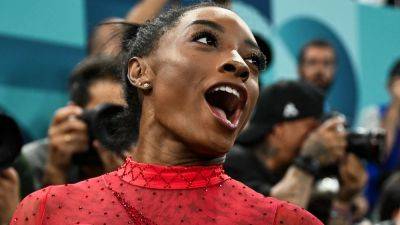 Paris 2024: 'Ecstatic' Biles takes seventh Olympic gold