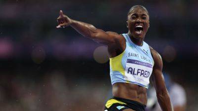 Julien Alfred wins women's 100m; Sha'Carri Richardson takes silver - ESPN - espn.com - Usa